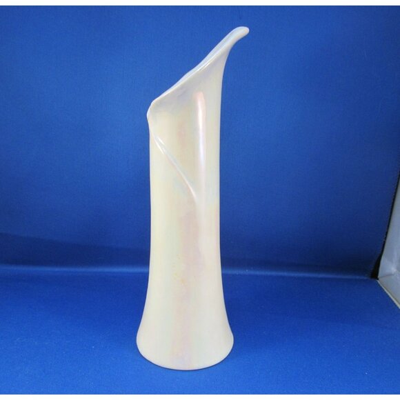 Vintage Lusterware Jack in the Pulpit "Calla Lily" Vase Signed F.T.D.A - Picture 5 of 11